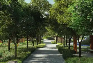 Landscaped Promenade